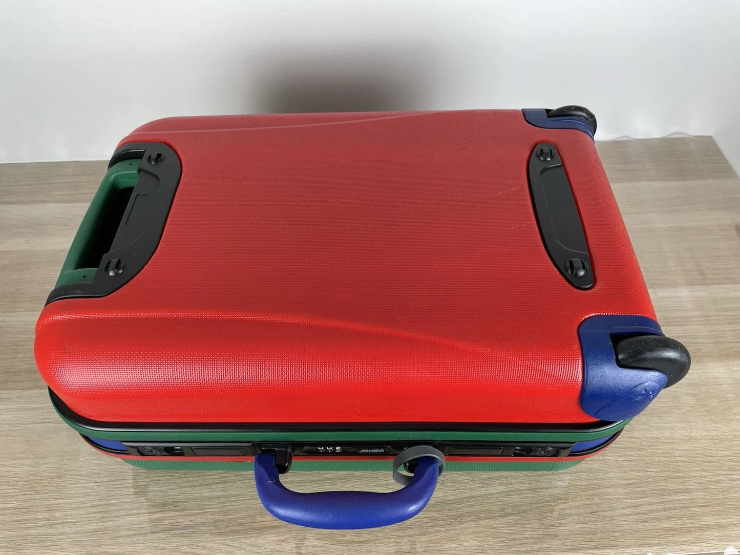 Valigia Rigida Trolley United Colors Of Benetton Verde Rosso Colorato Anni 80/90