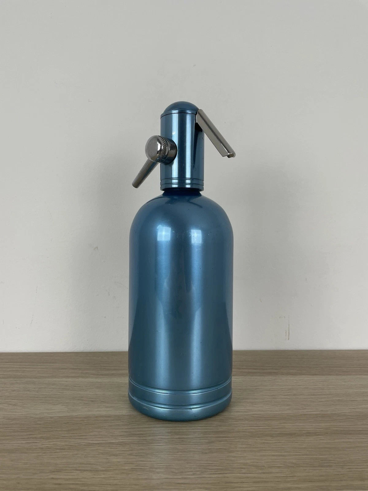 Seltz Sifoni Autoseltz SACCAB Vintage Azzurro Design Sergio Asti Epoca Alluminio