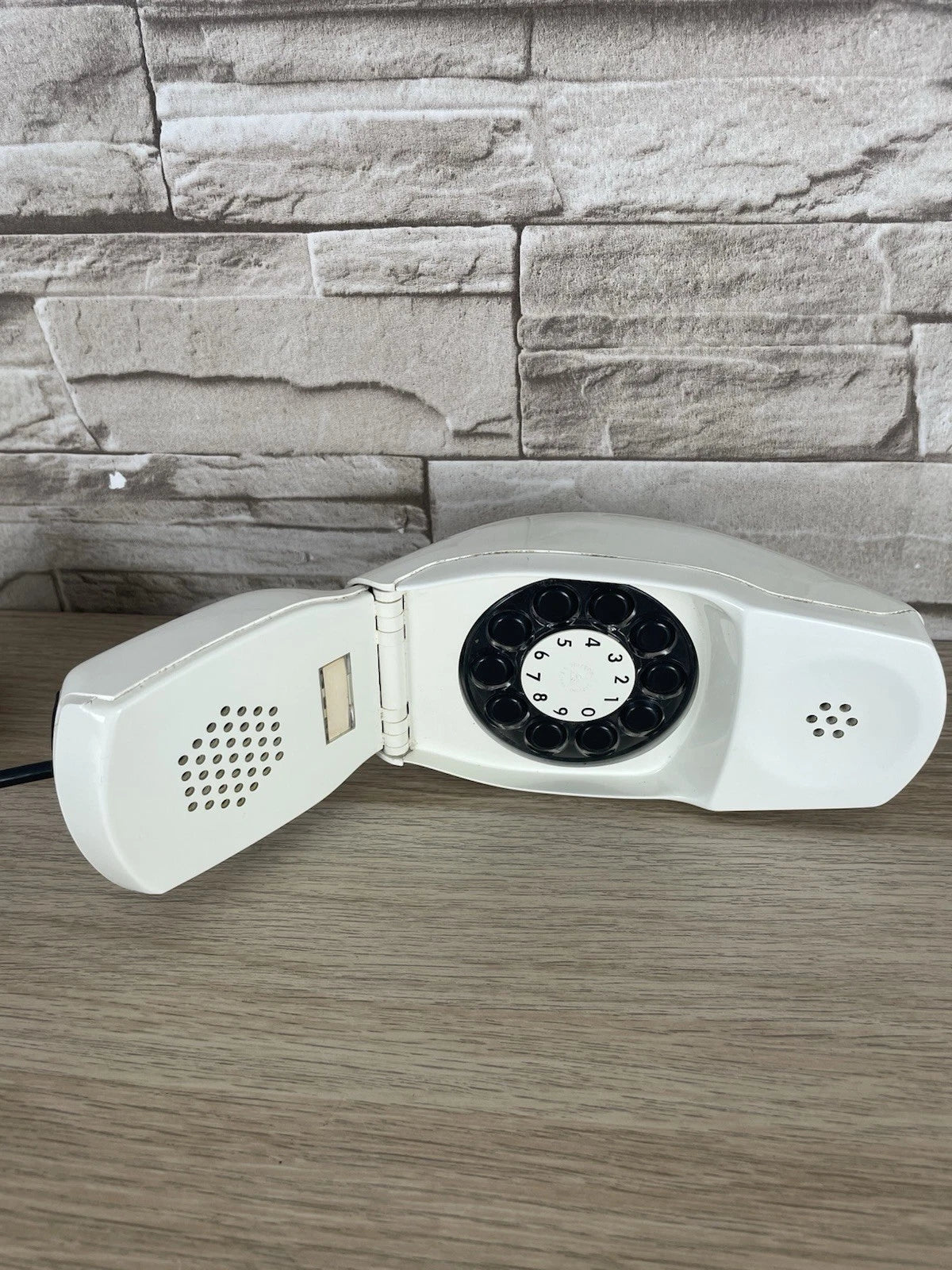 Telefono Grillo Bianco Design Zanuso Sapper Vintage A Disco Siemens Auso
