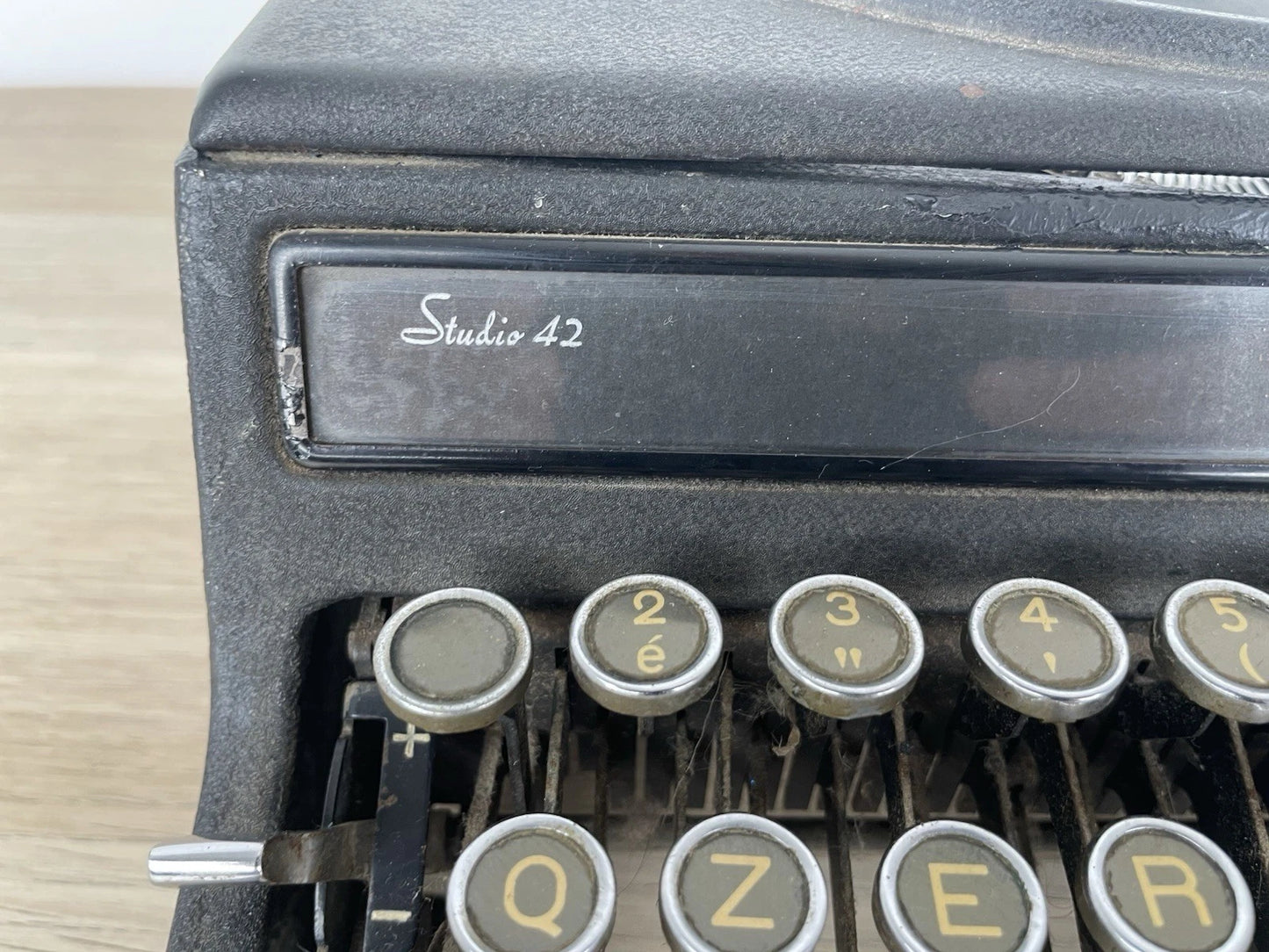 Macchina Da Scrivere Olivetti Studio 42 Portatile Nero Vintage Epoca Anni 30/50