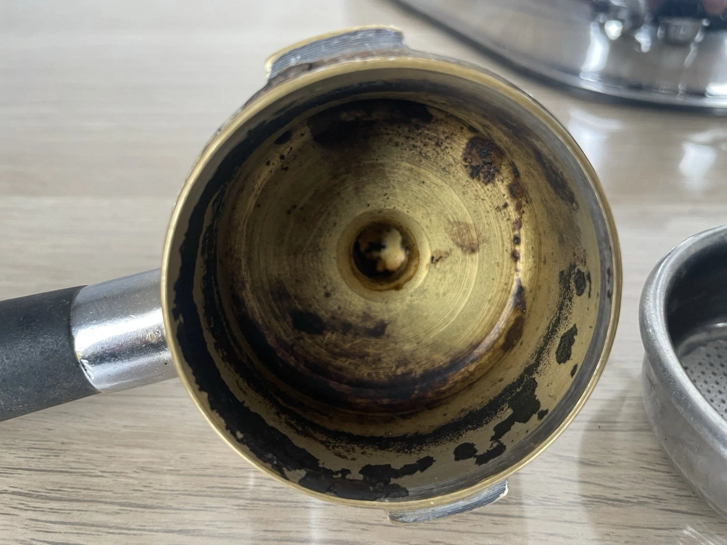 Macchina per caffè espresso La Pavoni 2a Europiccola Argento Vintage Anni 90