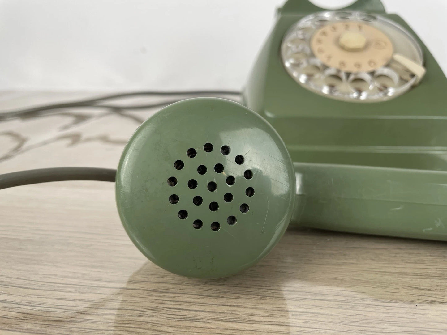 Telefono Fisso Disco Auso Siemens Telecomunicazioni Verde Oliva Lino Saltini S62