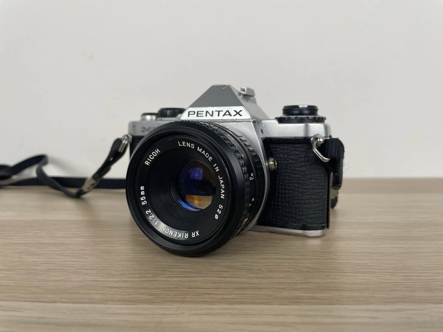 Fotocamera Analogica Pentax Me Super Macchina Foto Reflex 35mm Obiettivo Ricoh