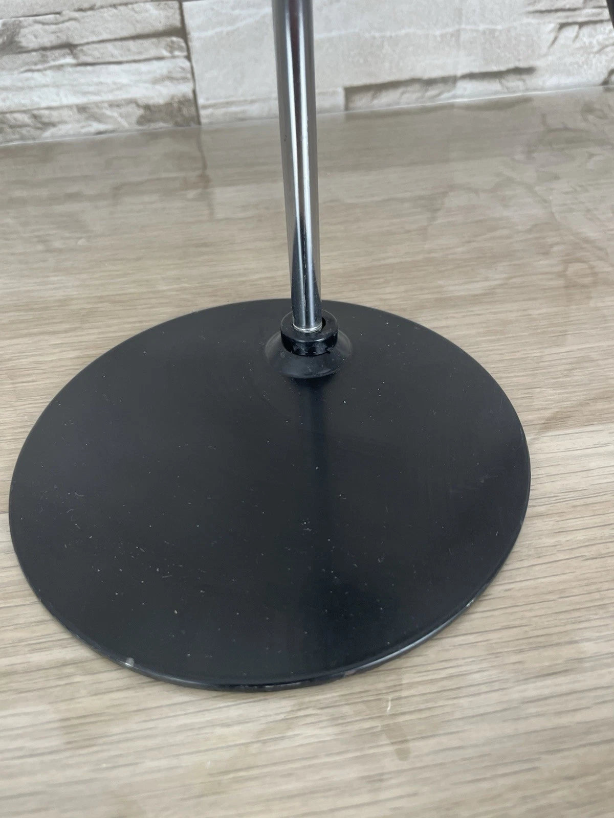 Lampada Da Tavolo Vintage Snodabile Bianca Epoca Anni 70 E16 Cavo E Interruttore