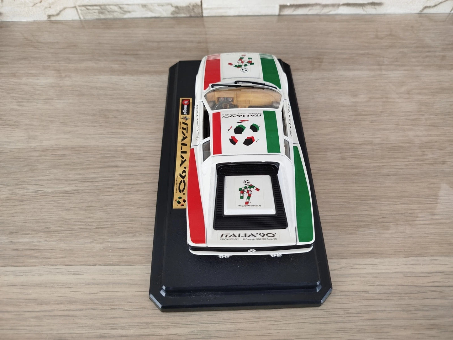 Modellino Automobile Burago Ferrari Testa Rossa 1984 Mondiali Italia 90 Cod 1504