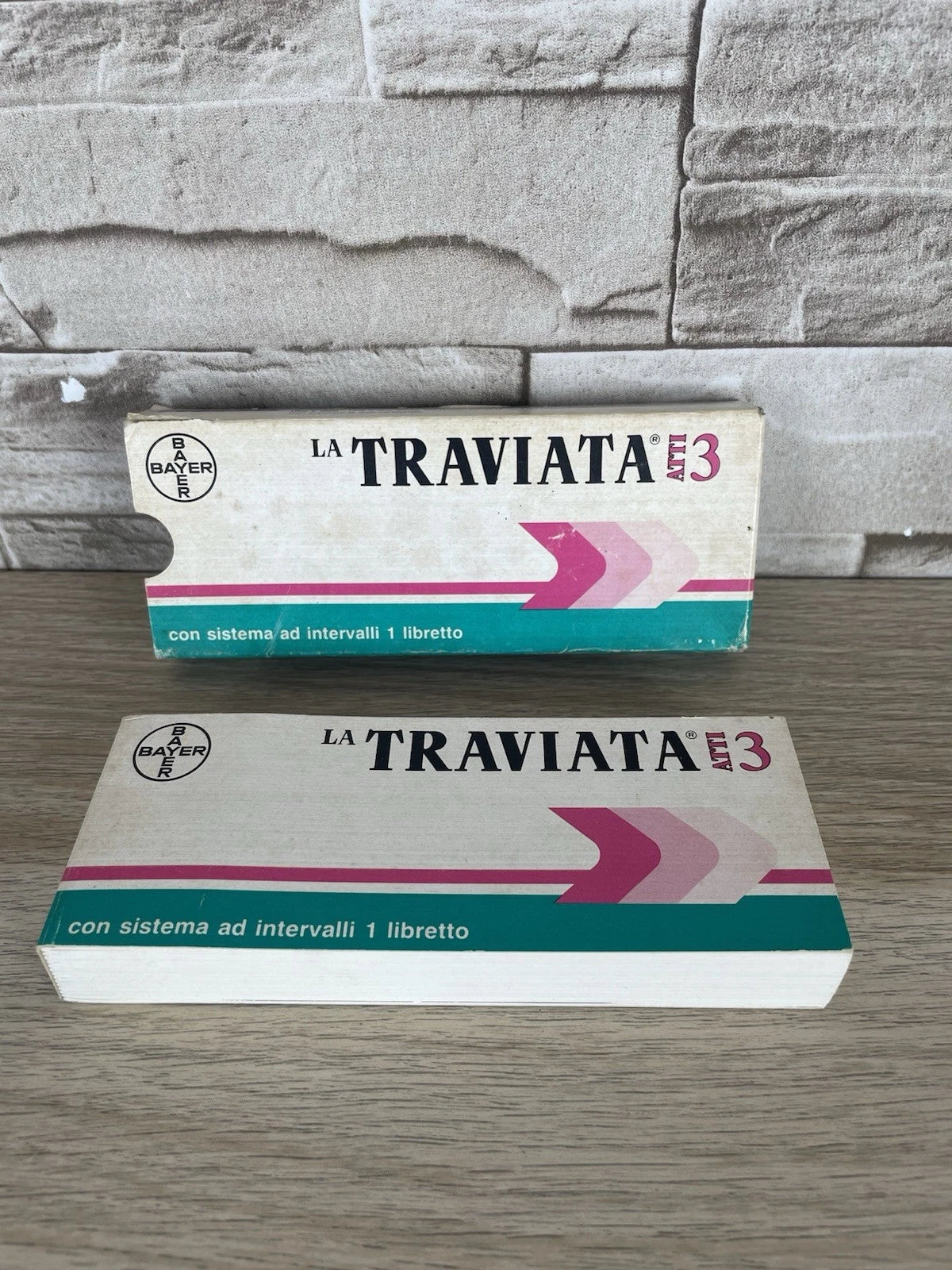 Libretto Promozionale Opera La Traviata 3 Atti Per Bayer Raro Vintage Epoca