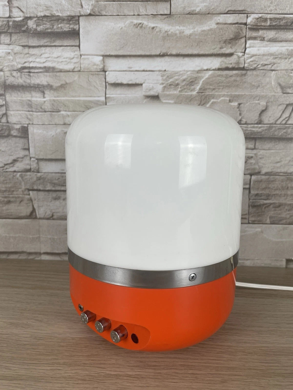 Radio Lampada 60s Europhon Design Adriano Rampoldi Vintage Space Age Arancione