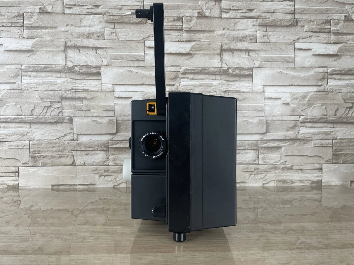 Proiettore Chinon Sound 7500 Sonoro Bobina Single8 Super8 Anni '70 Nero Vintage
