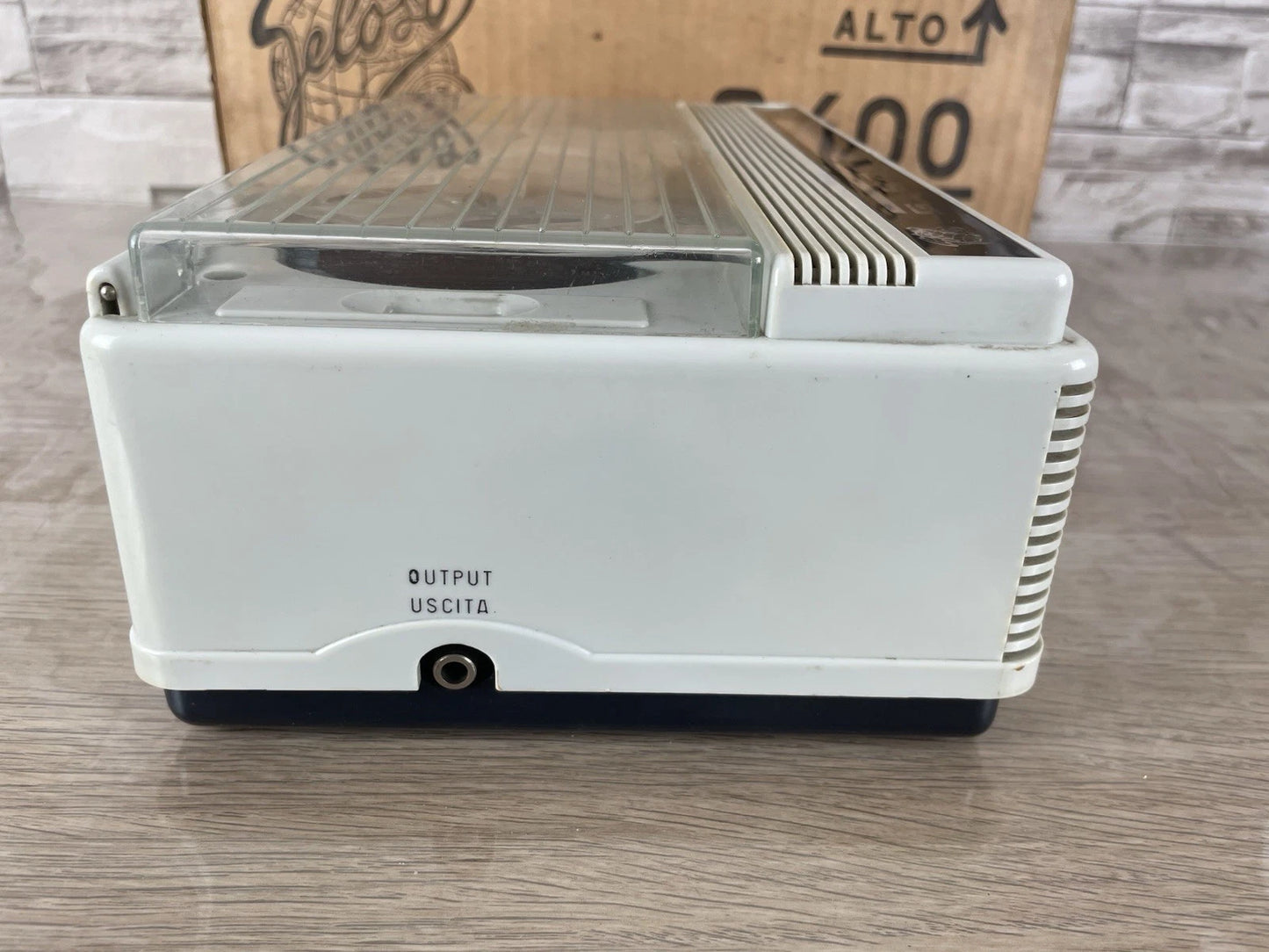 Magnetofono A Bobine Geloso G-600 Registratore Vintage Epoca Anni 60 E Cavo