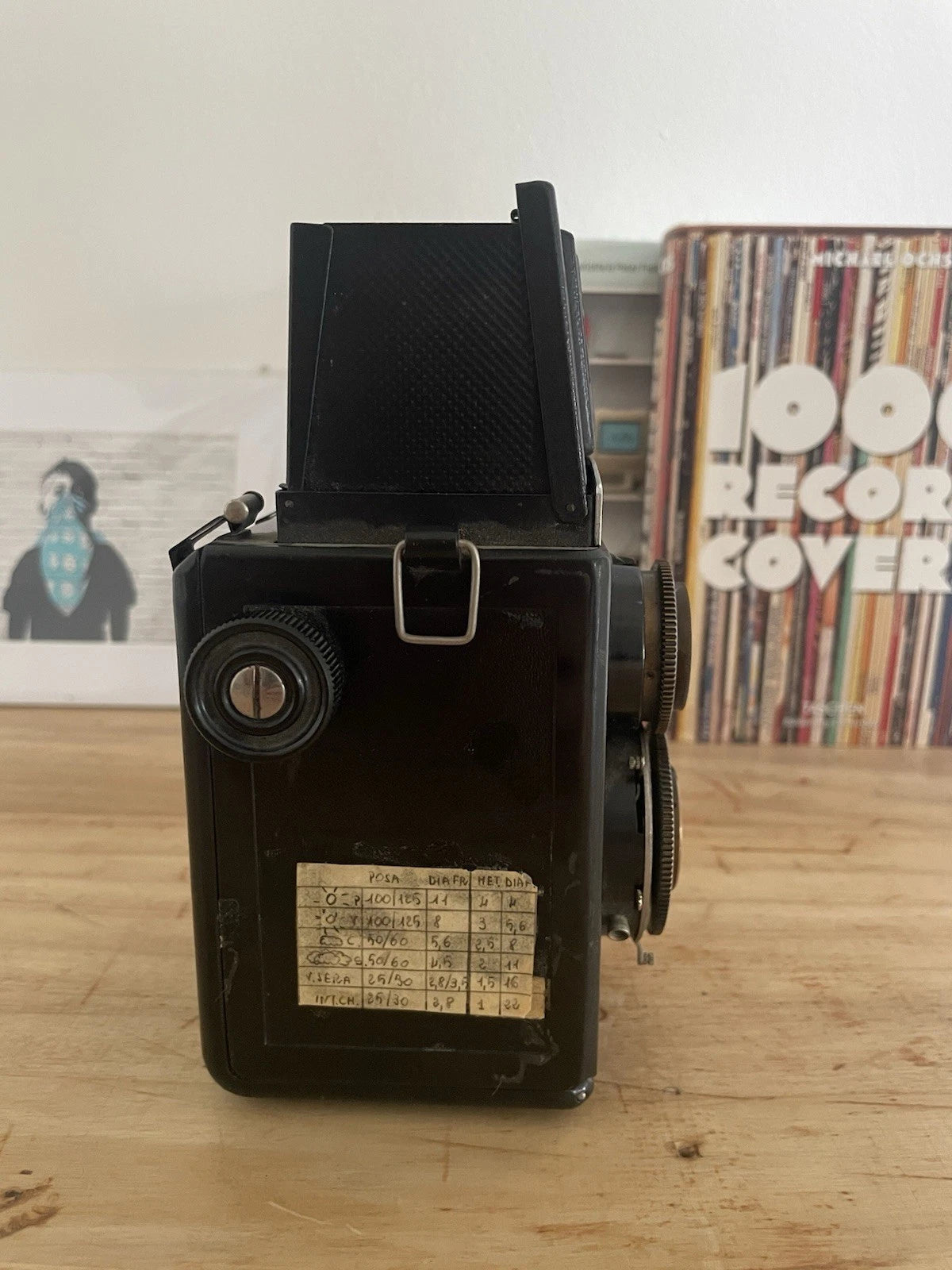 Fotocamera Biottica Lubitel 2 Vintage Epoca Anni 60 6x6 Nera TLR Pellicola 120