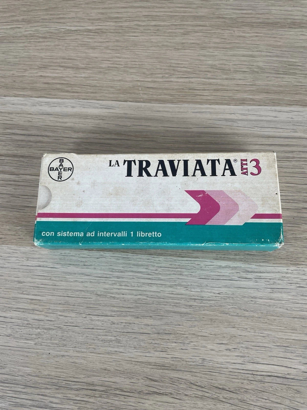 Libretto Promozionale Opera La Traviata 3 Atti Per Bayer Raro Vintage Epoca