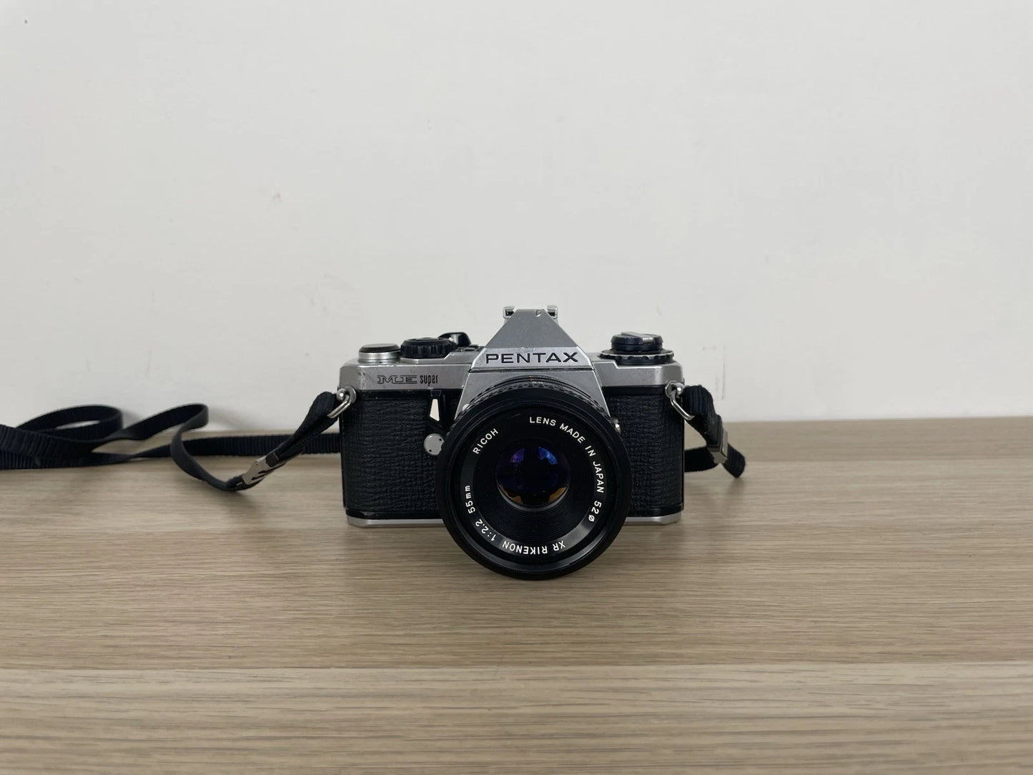 Fotocamera Analogica Pentax Me Super Macchina Foto Reflex 35mm Obiettivo Ricoh