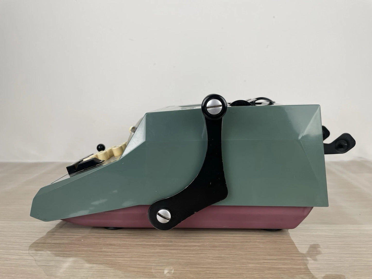 Calcolatrice Meccanica Manuale Olivetti Summa Prima 20 Epoca Anni '60 Azzurra