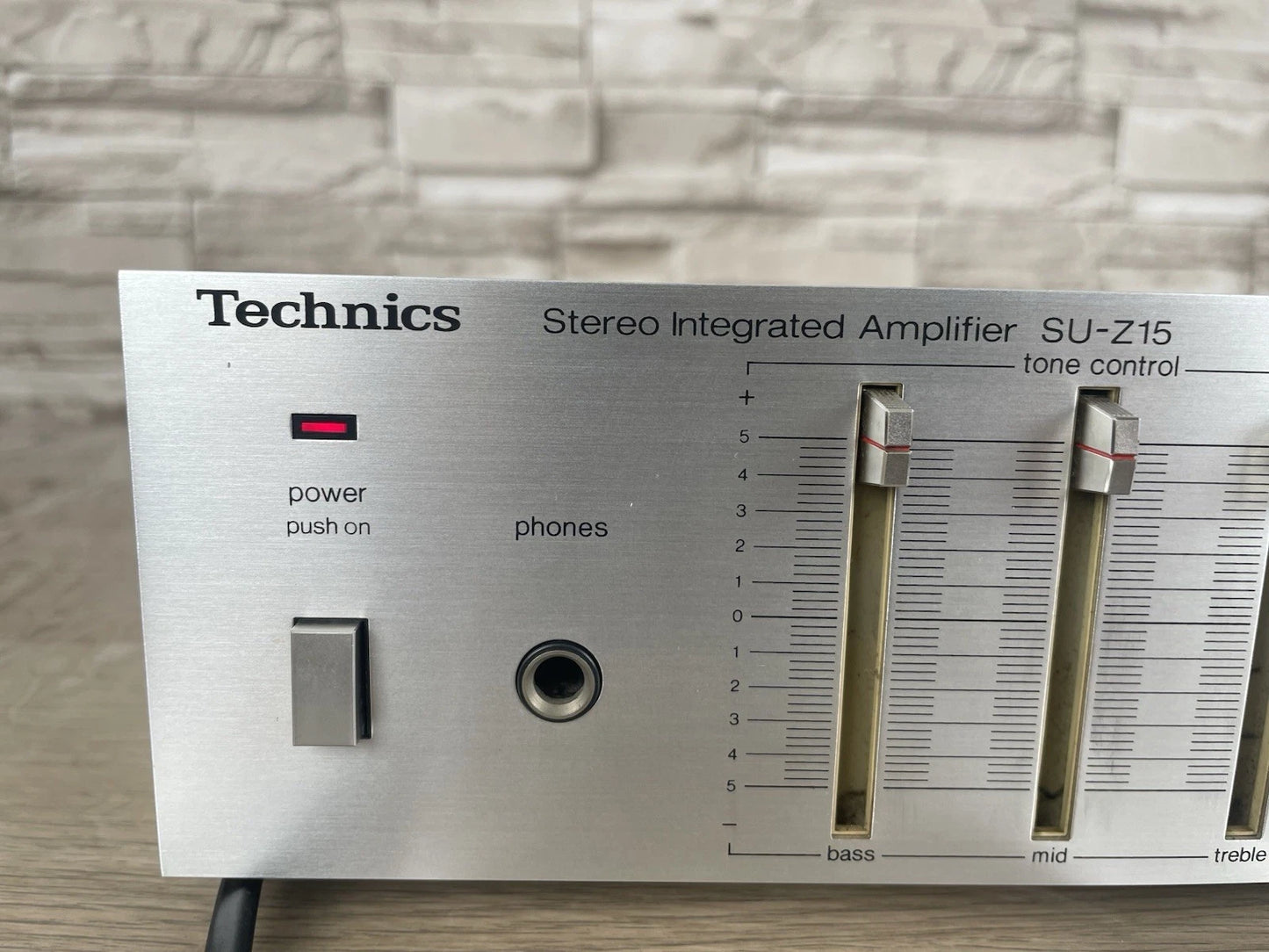Amplificatore Stereo Integrato Technics SU-Z15 Vintage HiFi Anni 80 Argento