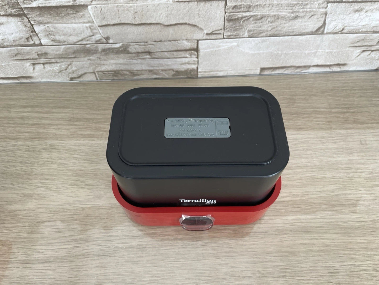 Bilancia Terraillon Export 2000 Design Zanuso Sapper Vintage Anni 70 Rossa