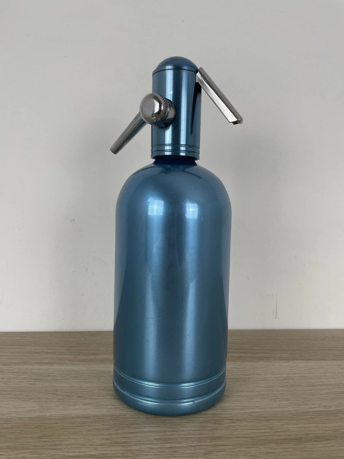 Seltz Sifoni Autoseltz SACCAB Vintage Azzurro Design Sergio Asti Epoca Alluminio