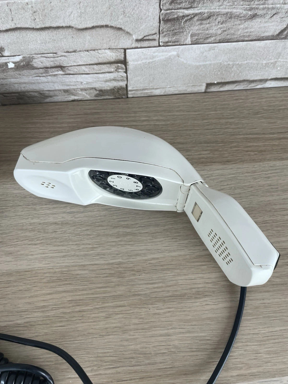 Telefono Grillo Bianco Design Zanuso Sapper Vintage A Disco Siemens Auso