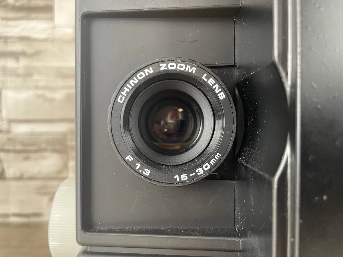 Proiettore Chinon Sound 7500 Sonoro Bobina Single8 Super8 Anni '70 Nero Vintage