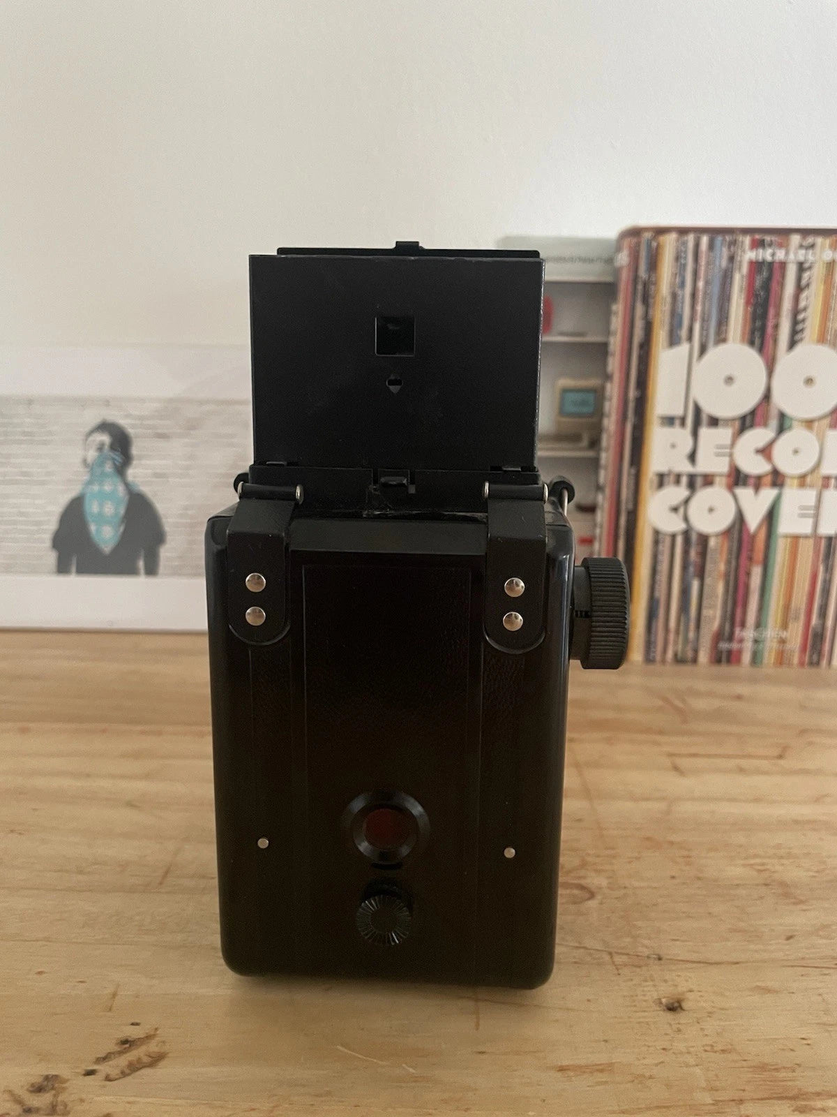 Fotocamera Biottica Lubitel 2 Vintage Epoca Anni 60 6x6 Nera TLR Pellicola 120