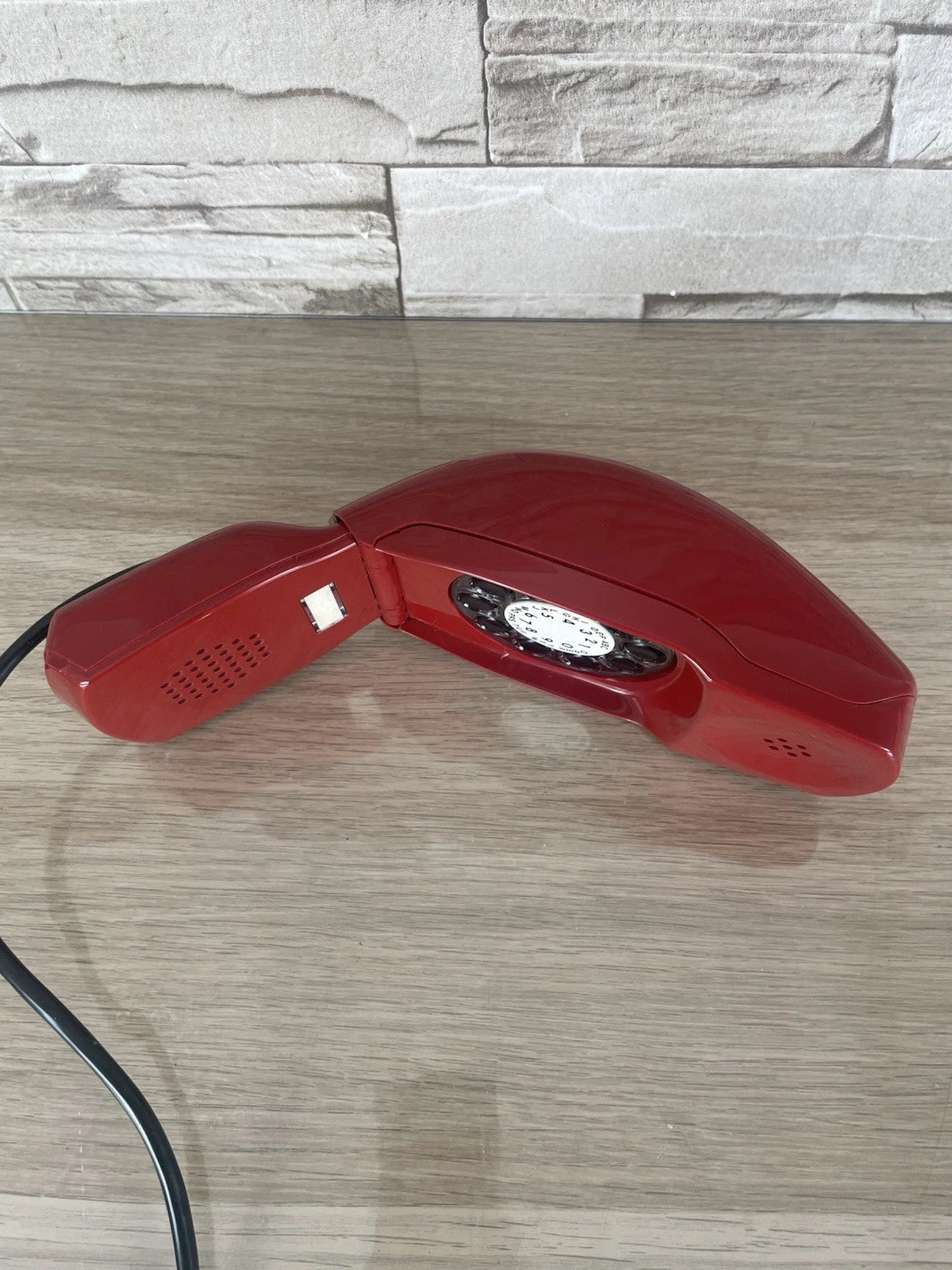 Telefono Grillo Rosso Bordeaux Design Zanuso Sapper Vintage A Disco Siemens Auso
