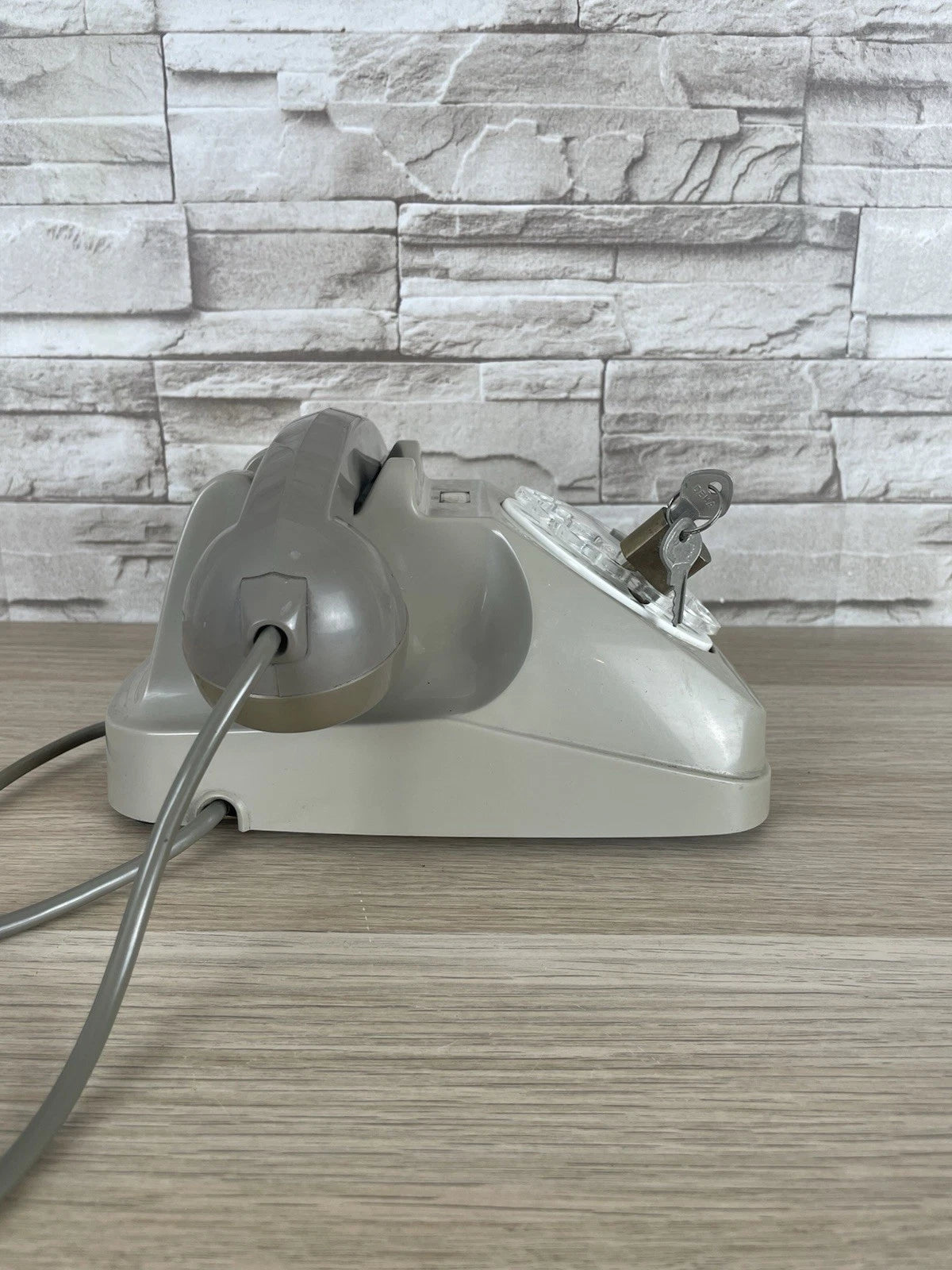 Telefono A Disco Auso Siemens 62 Design Lino Saltini Bigrigio Vintage Anni 60