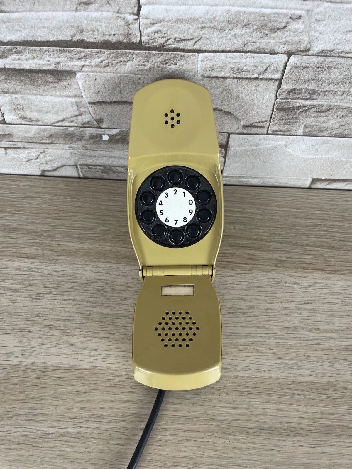 Telefono Grillo Senape Giallo Design Zanuso Sapper Vintage A Disco Siemens Auso