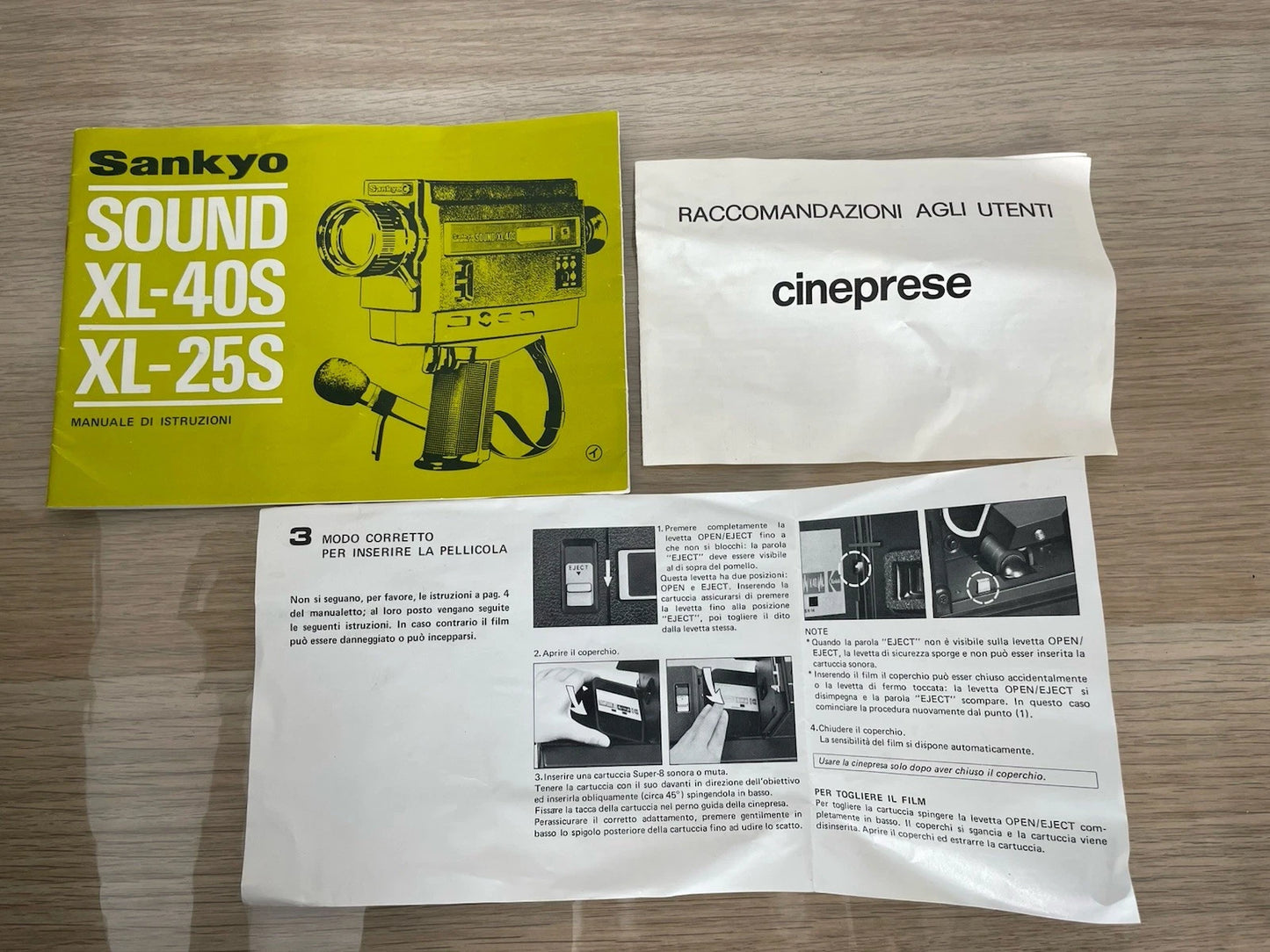 Cinepresa Sankyo Sound XL 40 S Giappone Vintage 1975 Nero Super 8 Sonora ASA