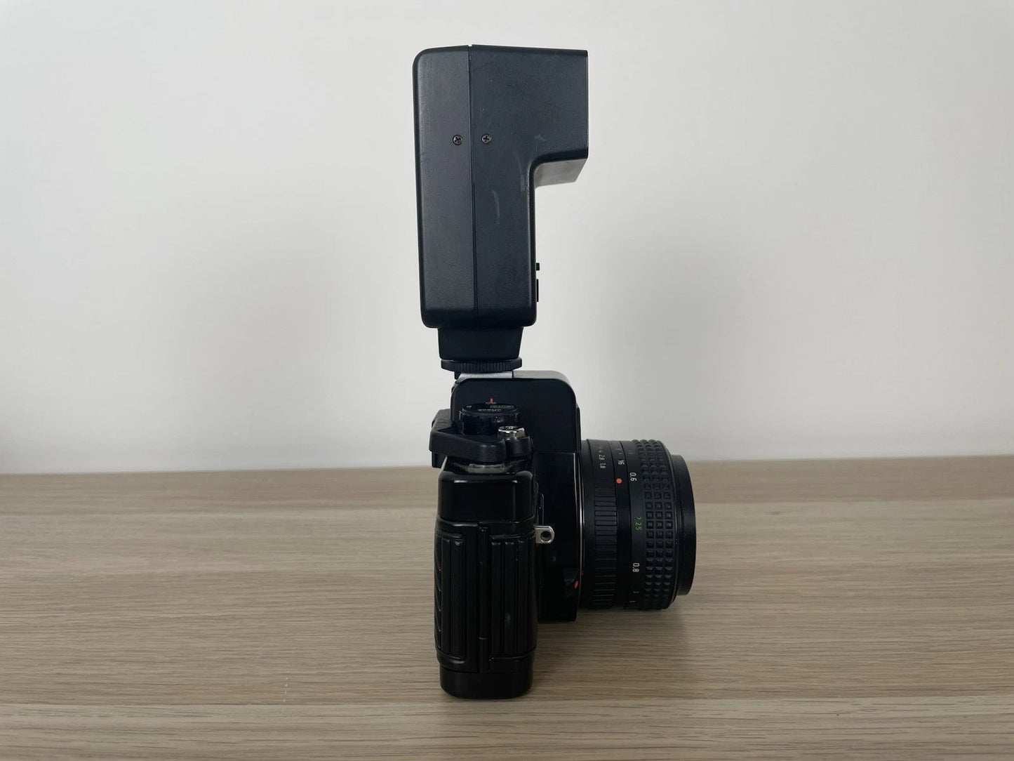 Fotocamera Praktica BCA Electronic Analogica Reflex 35 mm Flash Obiettivo Nero