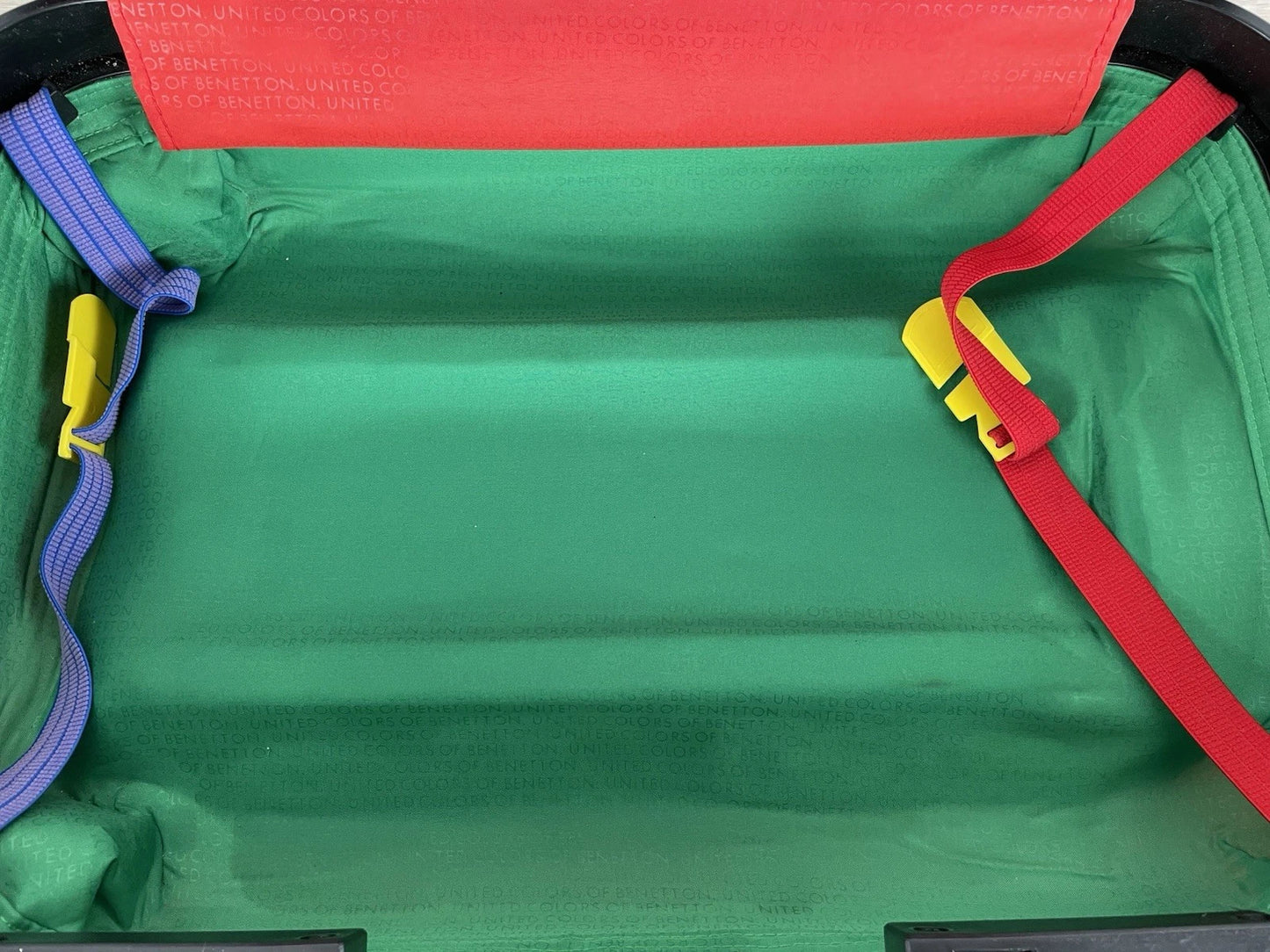 Valigia Rigida Trolley United Colors Of Benetton Verde Rosso Colorato Anni 80/90