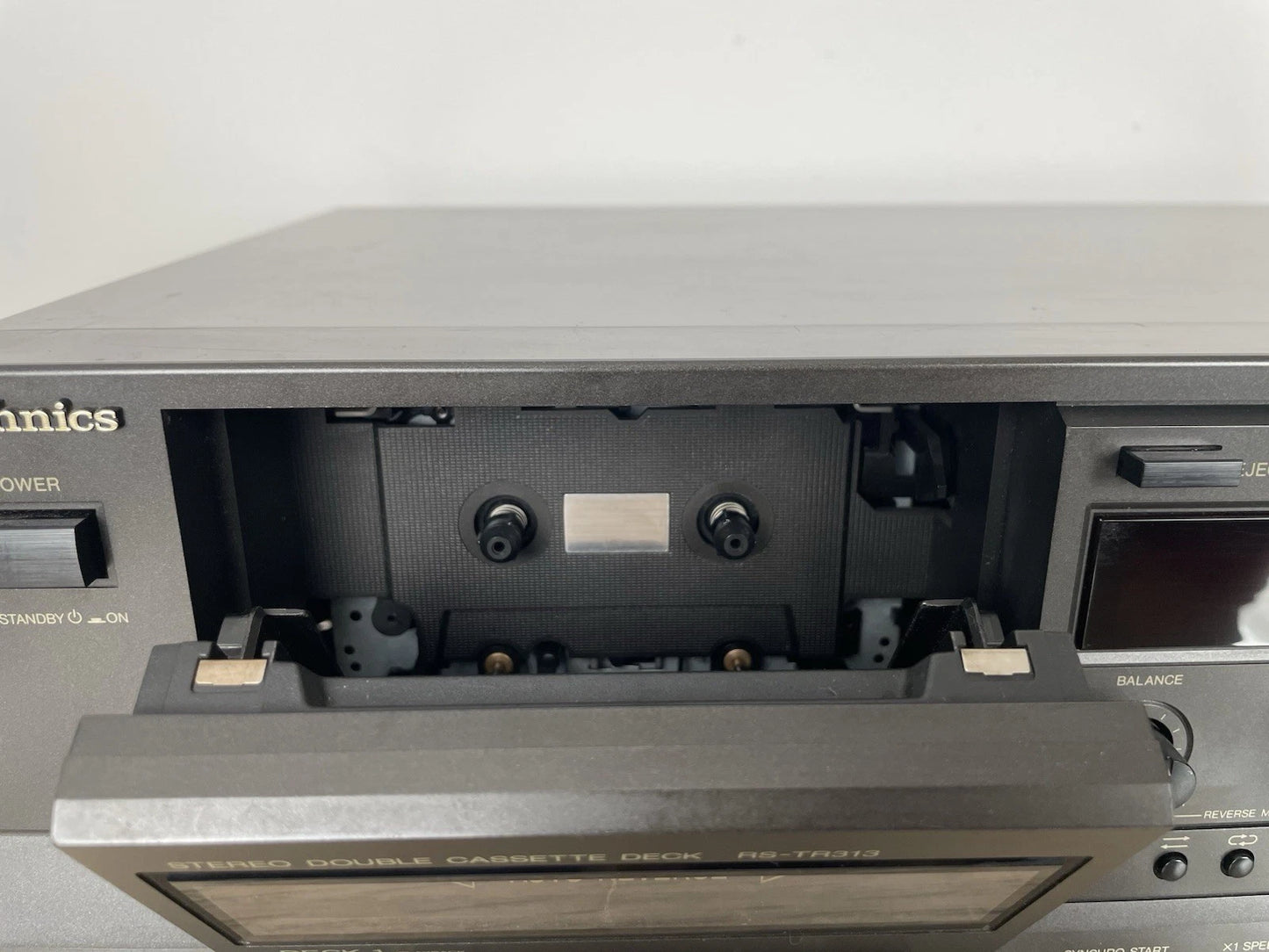 Piastra Cassette Technics RS- TR313 Grigio Lettore Deck 1 Deck 2 Anni 90