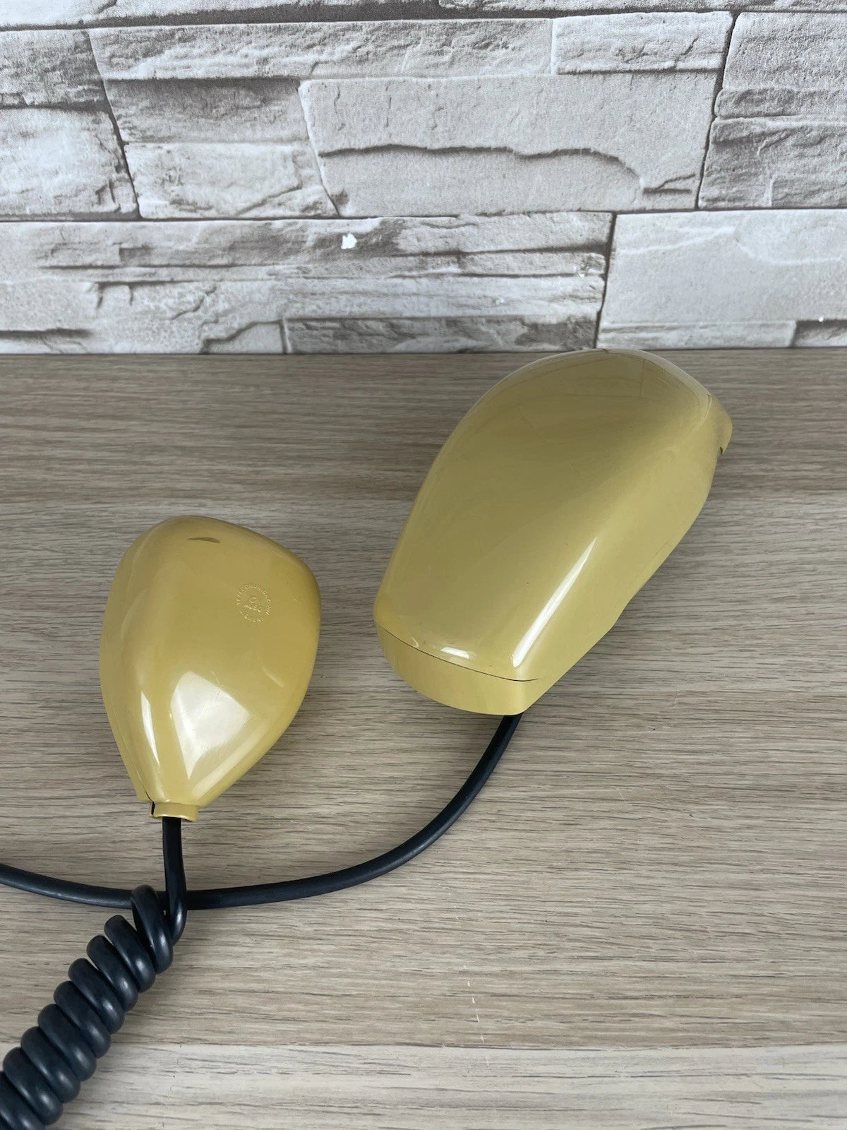 Telefono Grillo Senape Giallo Design Zanuso Sapper Vintage A Disco Siemens Auso