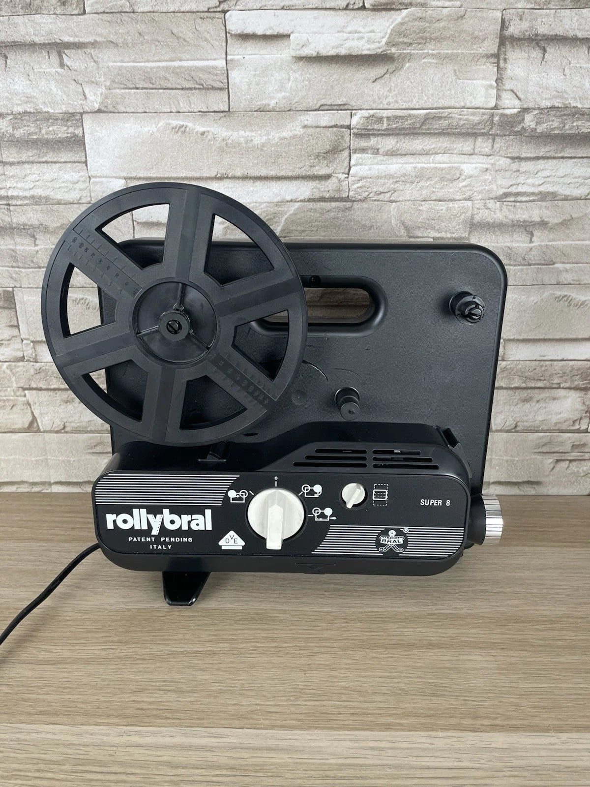 Proiettore Giocattolo Rollybral Vintage Anni '70 Super 8 Per Pezzi Di Ricambio