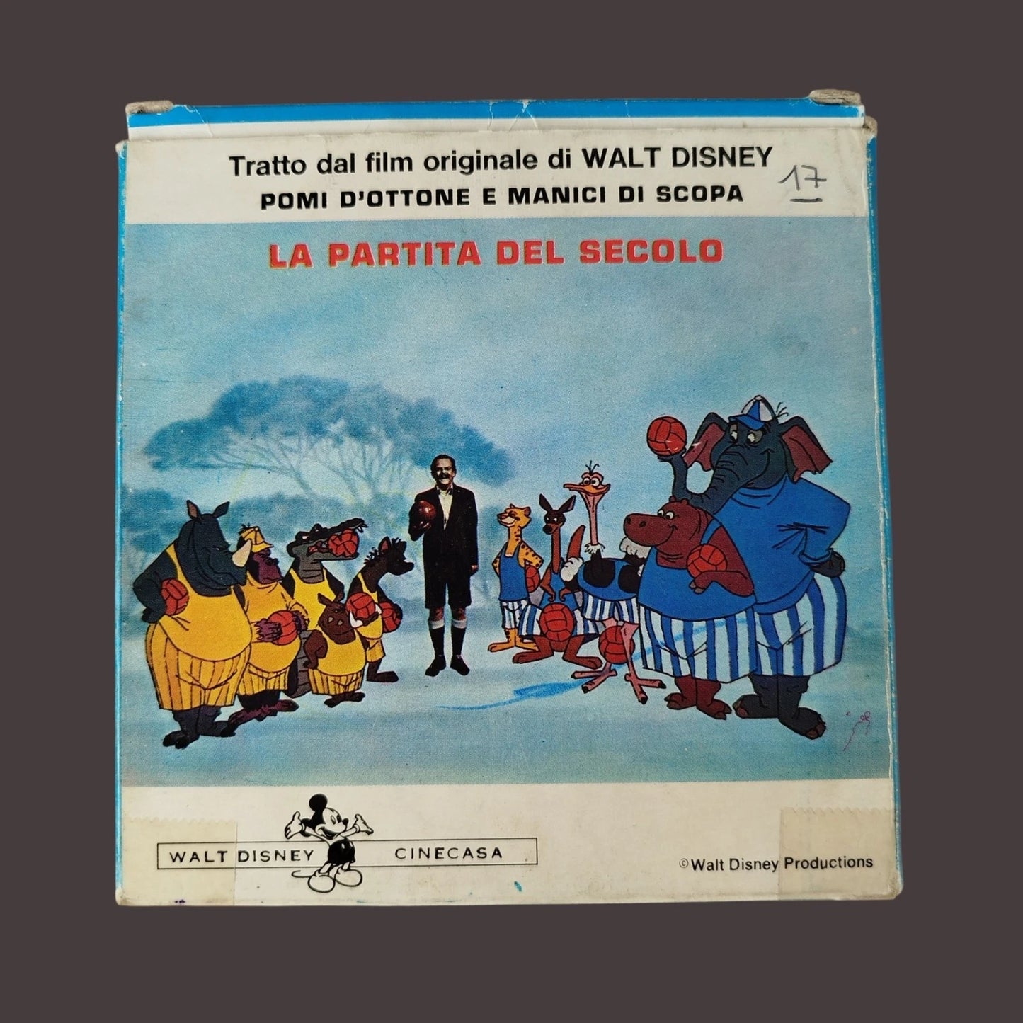 Pellicola Film Walt Disney Super 8 La Partita Del Secolo Vintage Epoca Anni 60