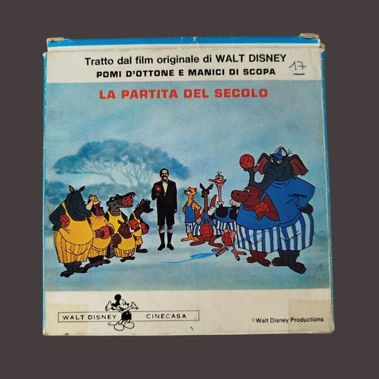 Pellicola Film Walt Disney Super 8 La Partita Del Secolo Vintage Epoca Anni 60