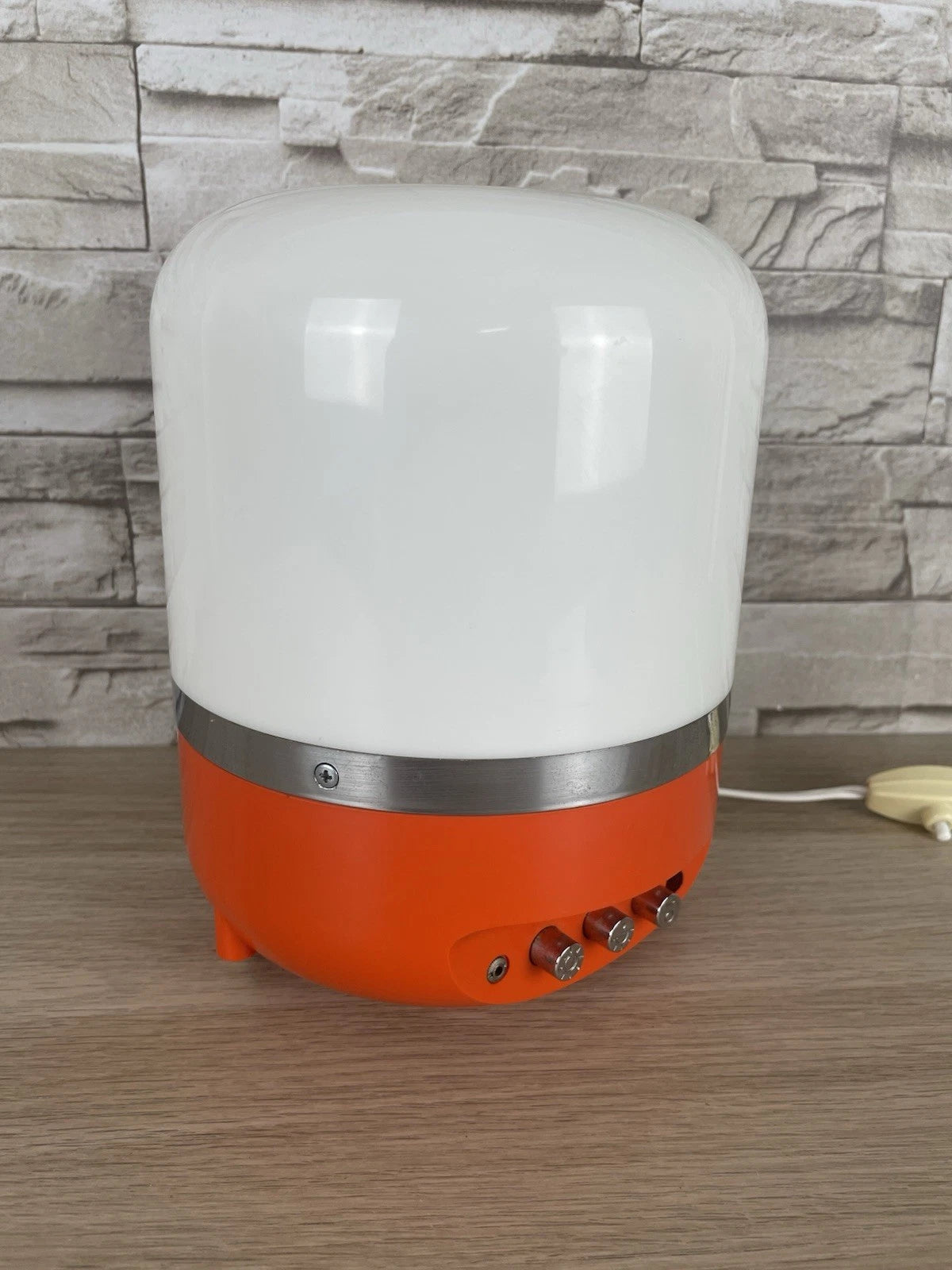Radio Lampada 60s Europhon Design Adriano Rampoldi Vintage Space Age Arancione