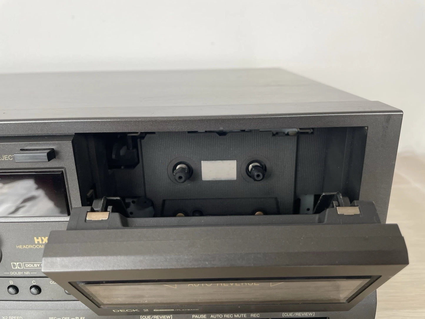 Piastra Cassette Technics RS- TR313 Grigio Lettore Deck 1 Deck 2 Anni 90