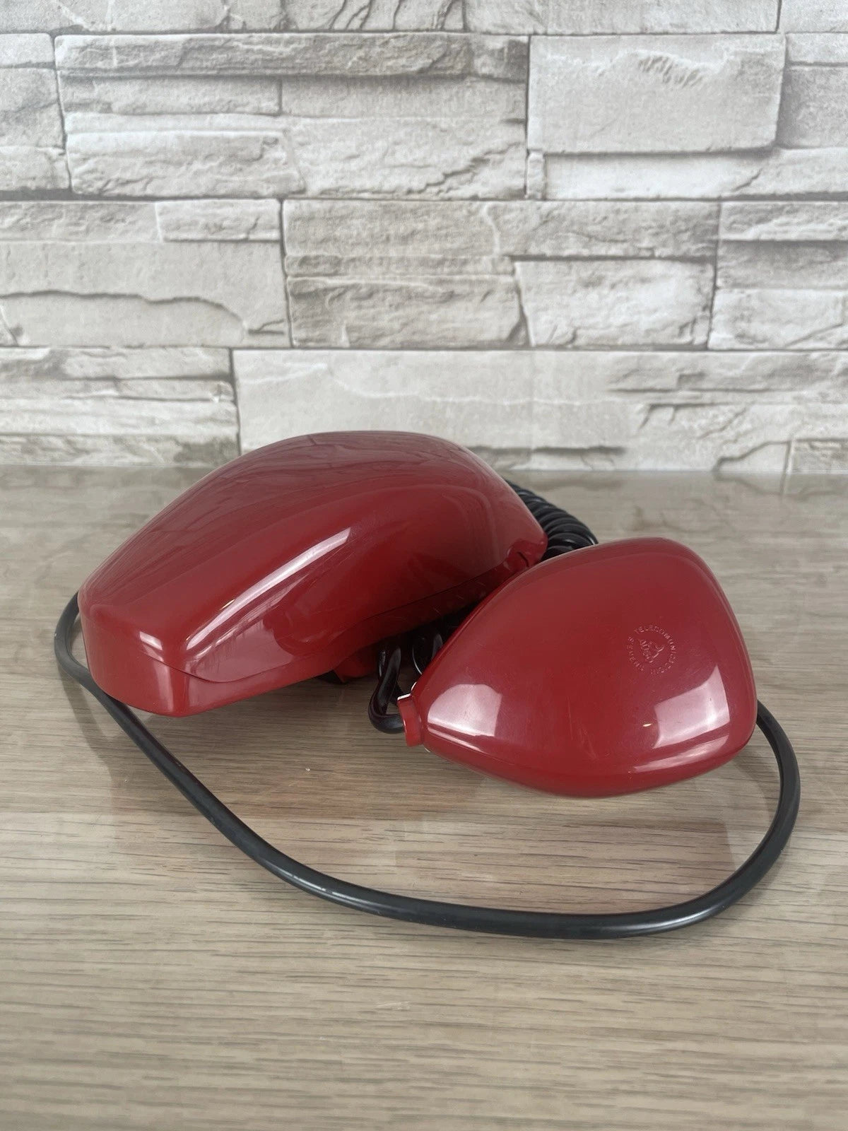 Telefono Grillo Rosso Bordeaux Design Zanuso Sapper Vintage A Disco Siemens Auso