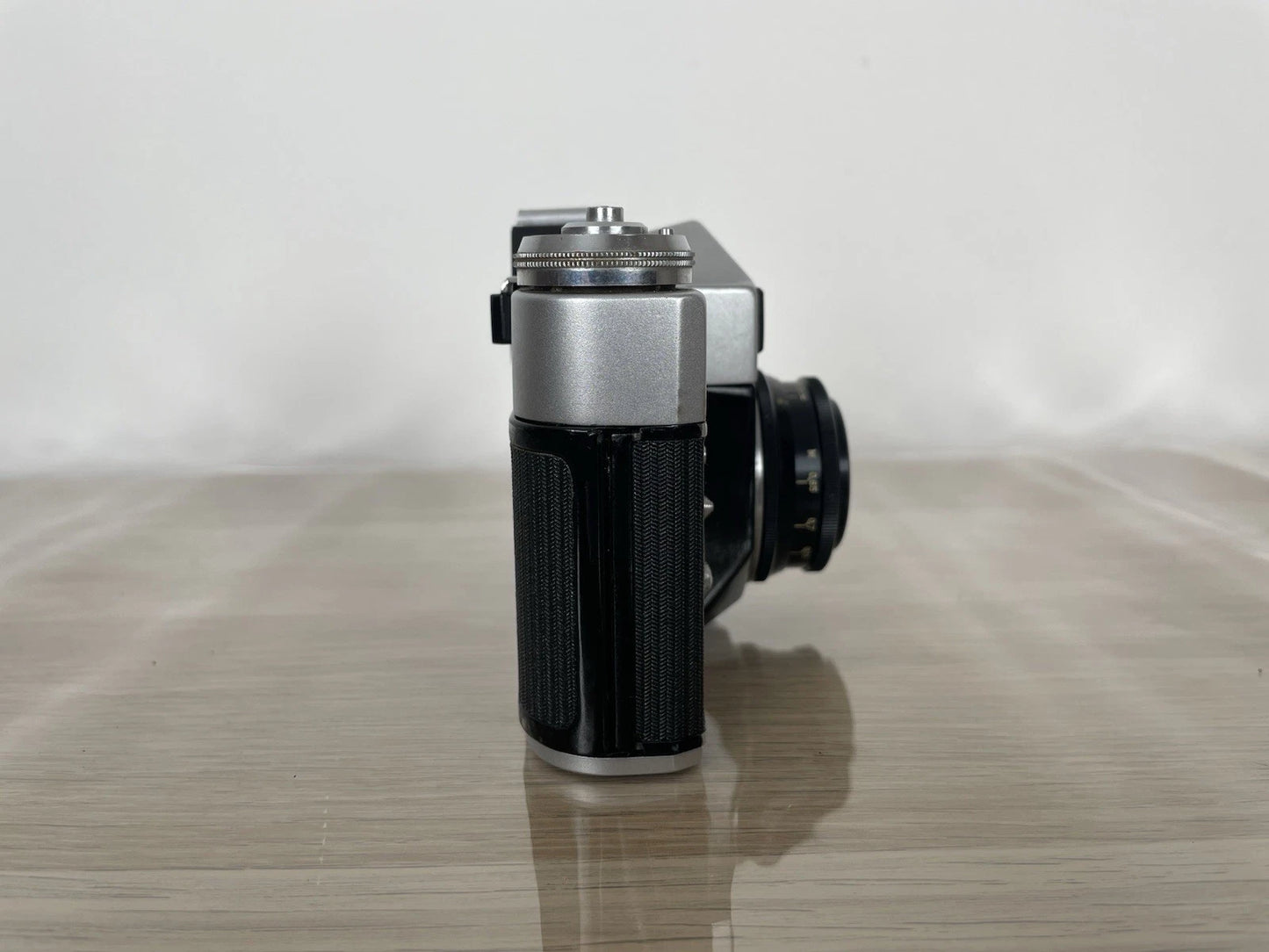 Fotocamera Analogica Zenit E Reflex 35mm URSS Anni 70 Nera Argento Con Custodia