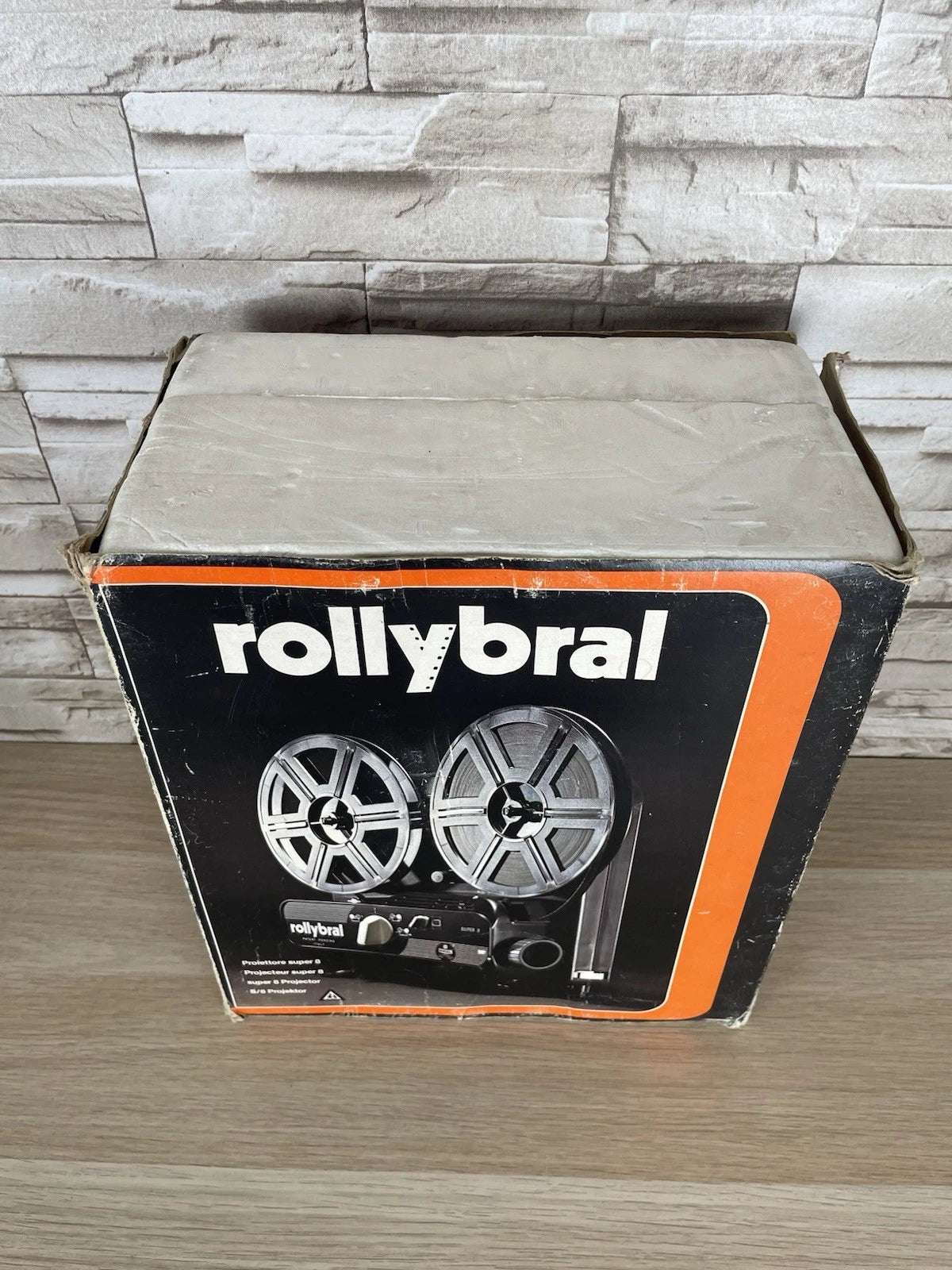 Proiettore Giocattolo Rollybral Vintage Anni '70 Super 8 Per Pezzi Di Ricambio