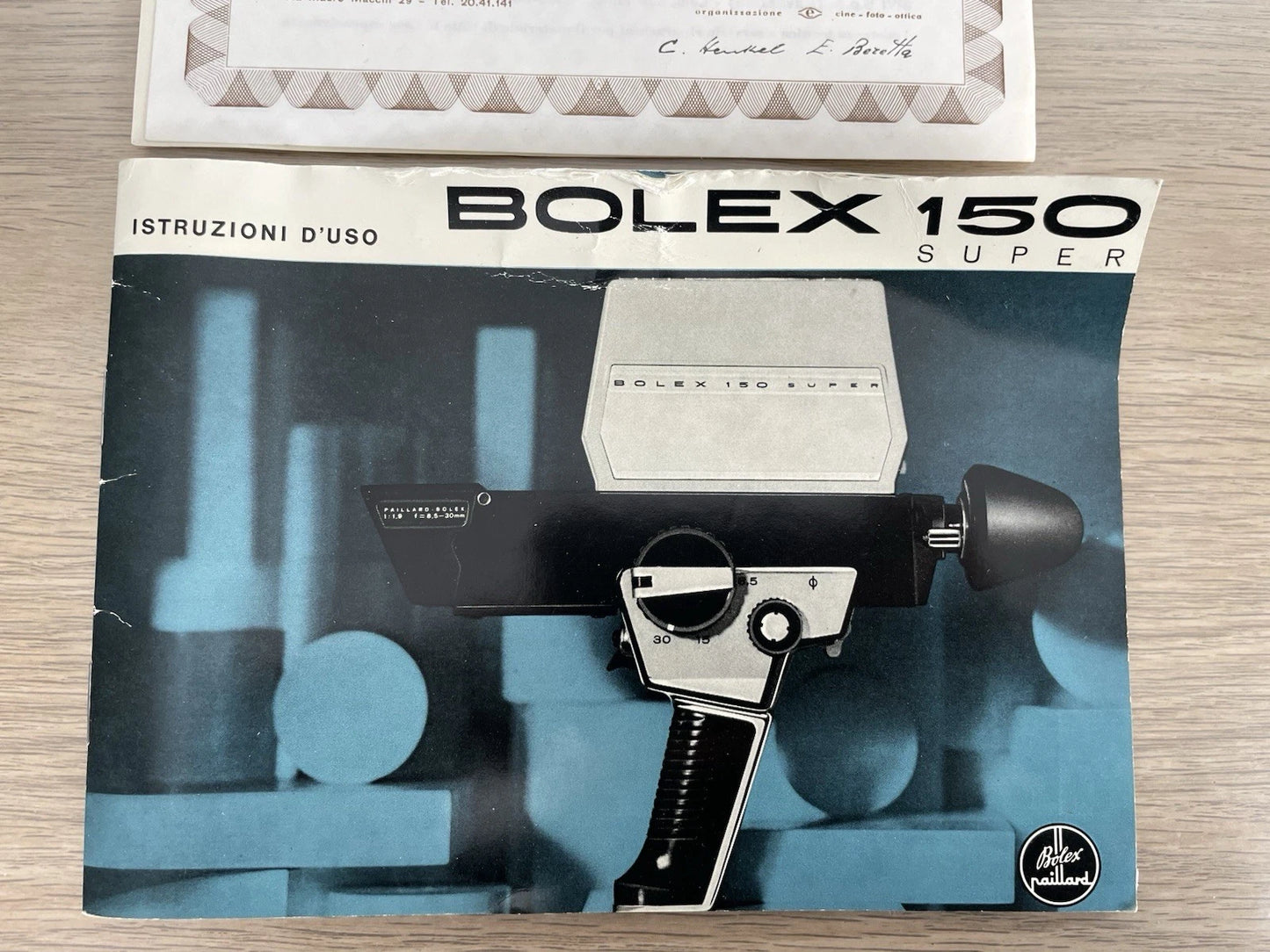 Cinepresa Bolex Paillard 150 Super Vintage Con Custodia E Istruzioni Vintage '69