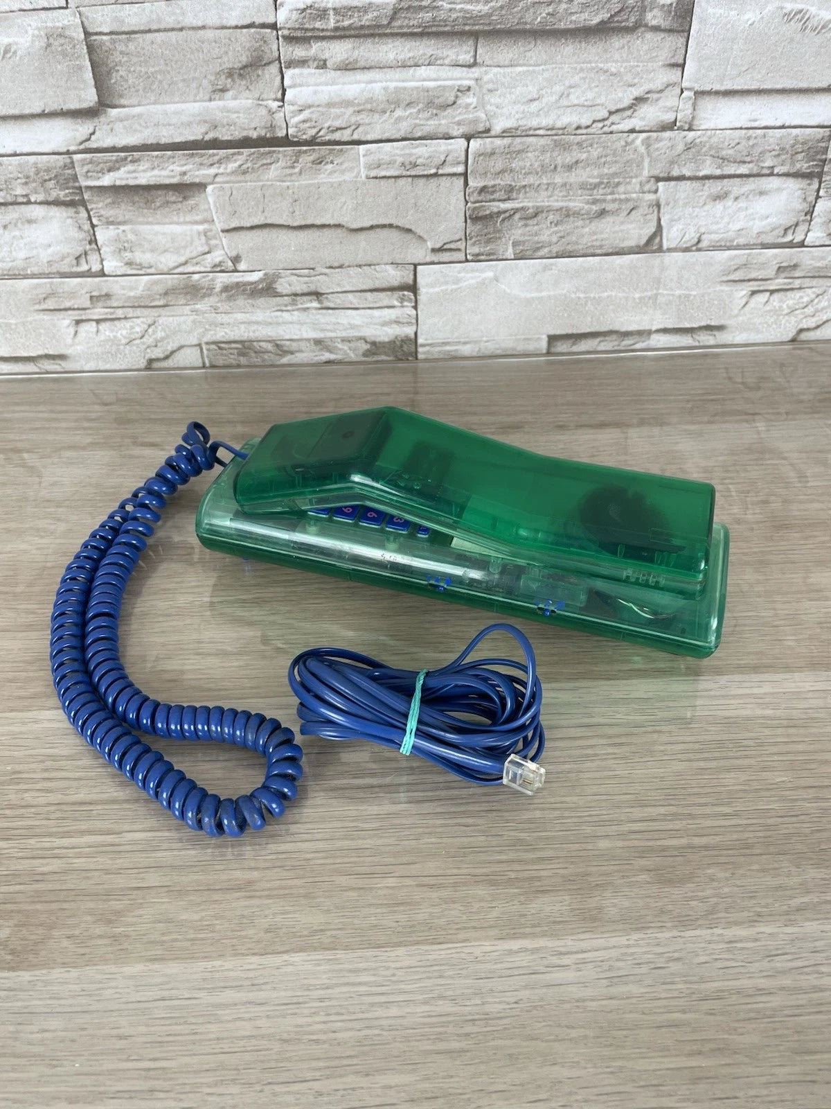 Telefono Fisso Swatch Twin Phone Deluxe Model Verde Blu 1989 Vintage Phone