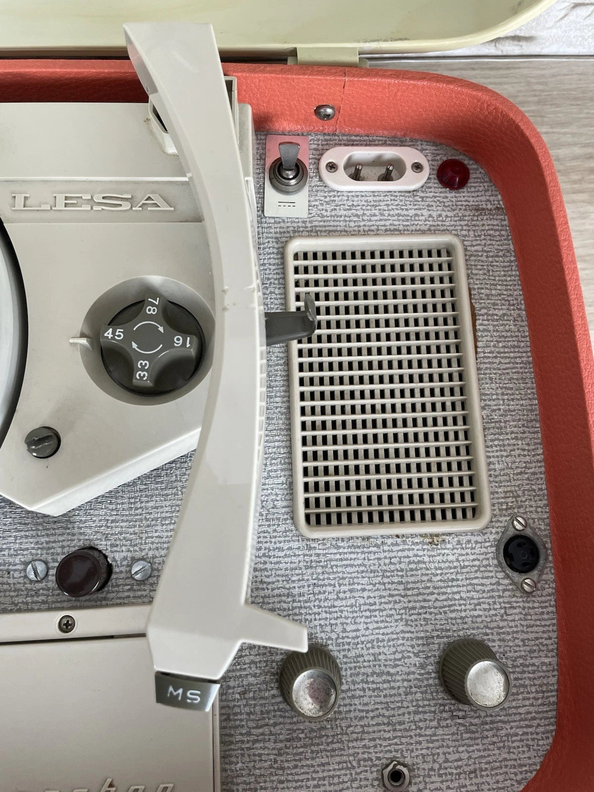 Fonovaligia Lesa Inverso LF 470 Trinidad Vintage Giradischi Valigetta Portatile
