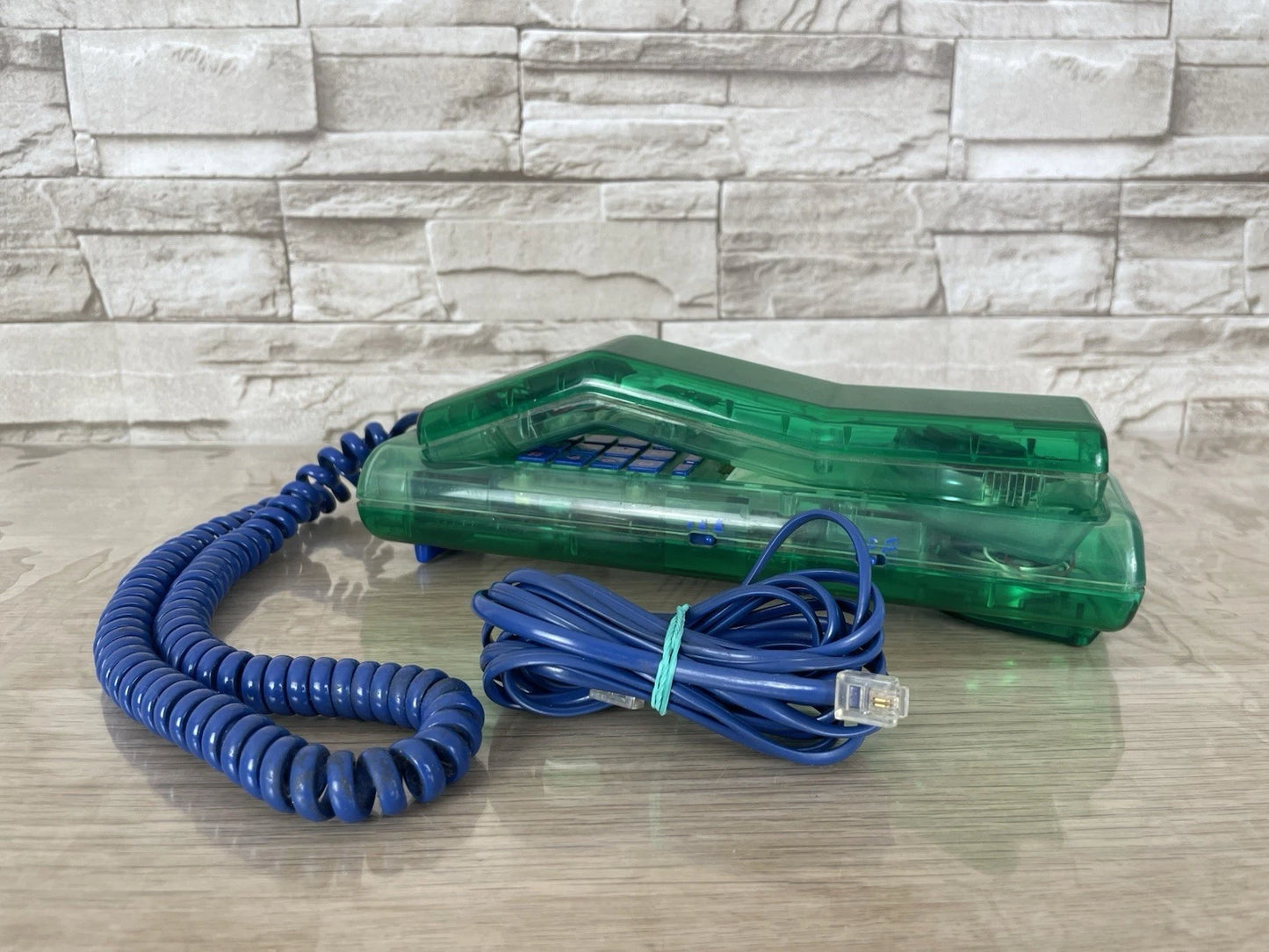 Telefono Fisso Swatch Twin Phone Deluxe Model Verde Blu 1989 Vintage Phone