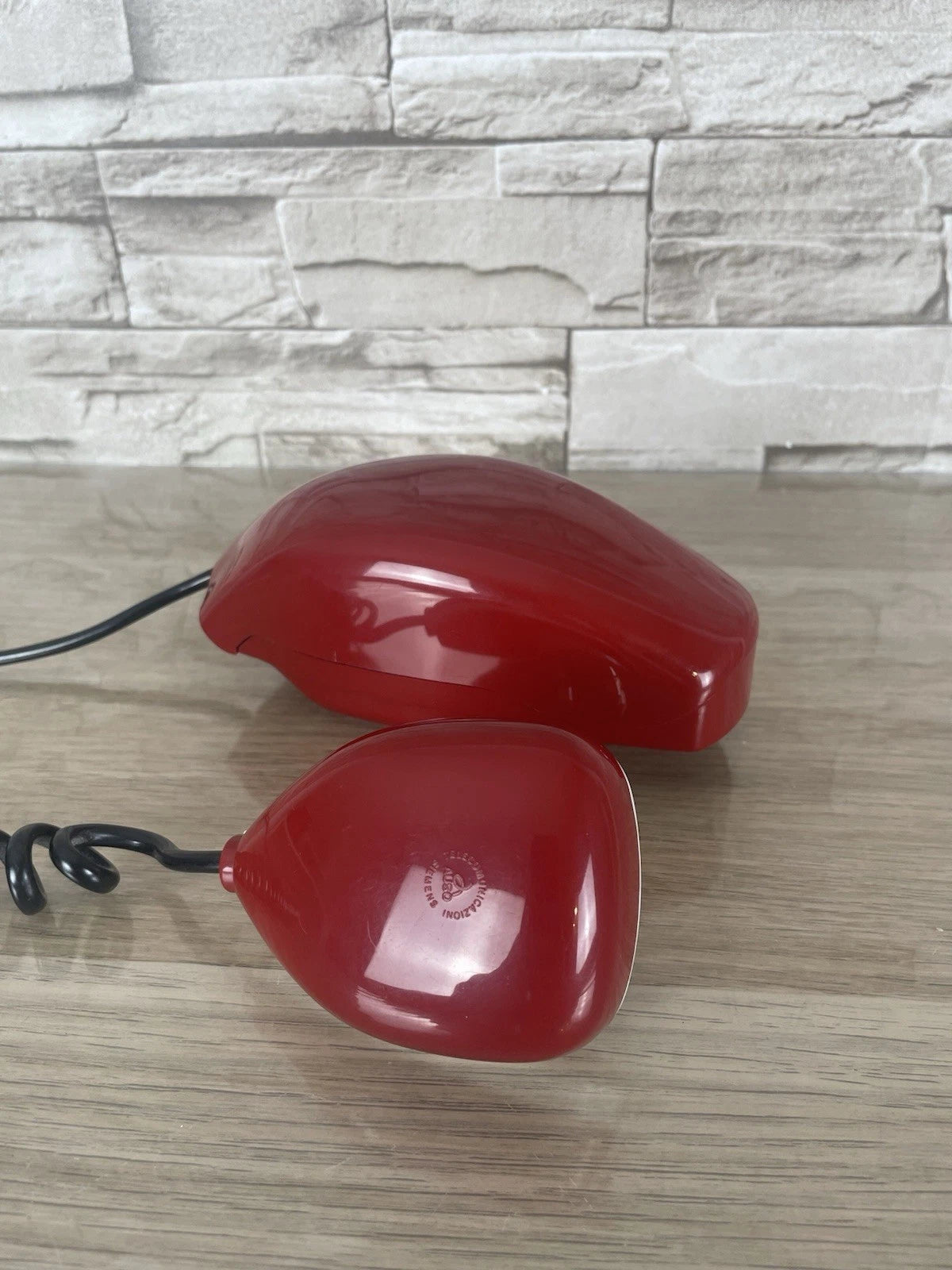 Telefono Grillo Rosso Bordeaux Design Zanuso Sapper Vintage A Disco Siemens Auso