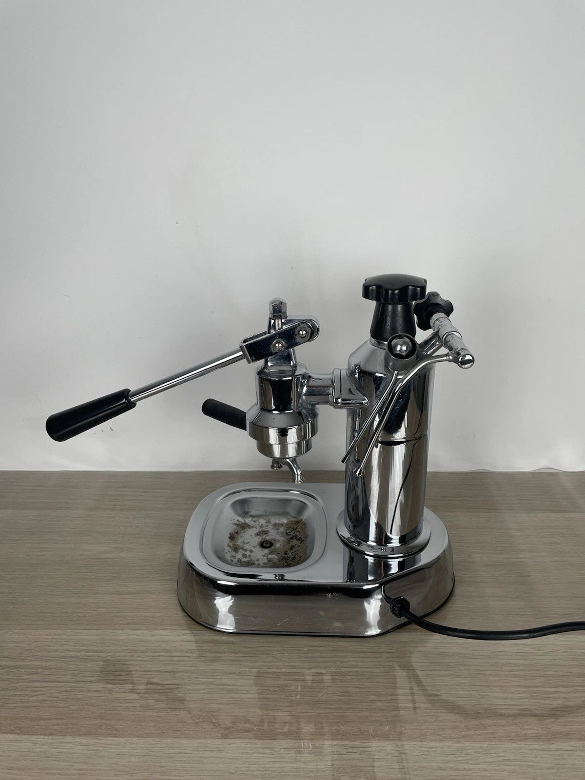 Macchina per caffè espresso La Pavoni 2a Europiccola Argento Vintage Anni 90