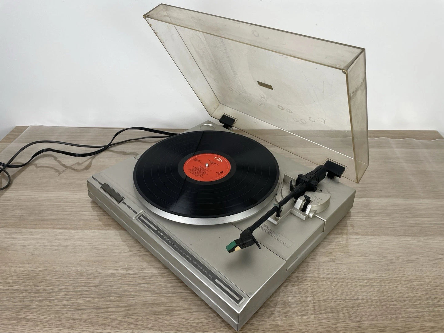 Giradischi Pioneer PL-450 Vintage Giappone Anni 80 Per Vinili Dischi 33 45 Giri