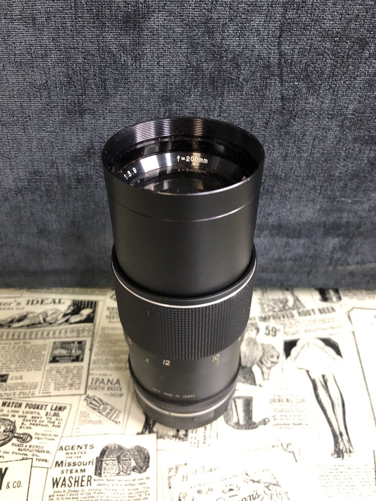 Obiettivo Teleobiettivo Suntar YS 200mm A Vite Numero 207221E Lens Made In Japan
