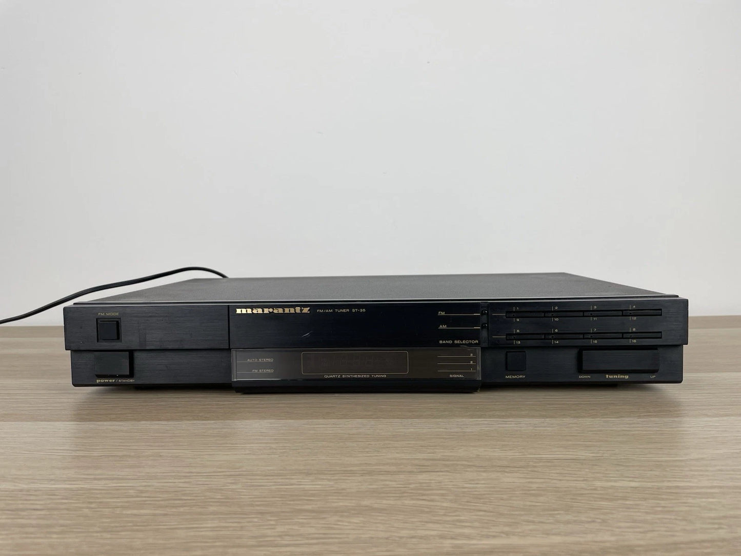 Sintonizzatore Tuner Marantz ST-35 Radio Stereo Vintage Anni 80 Nero Funzionante