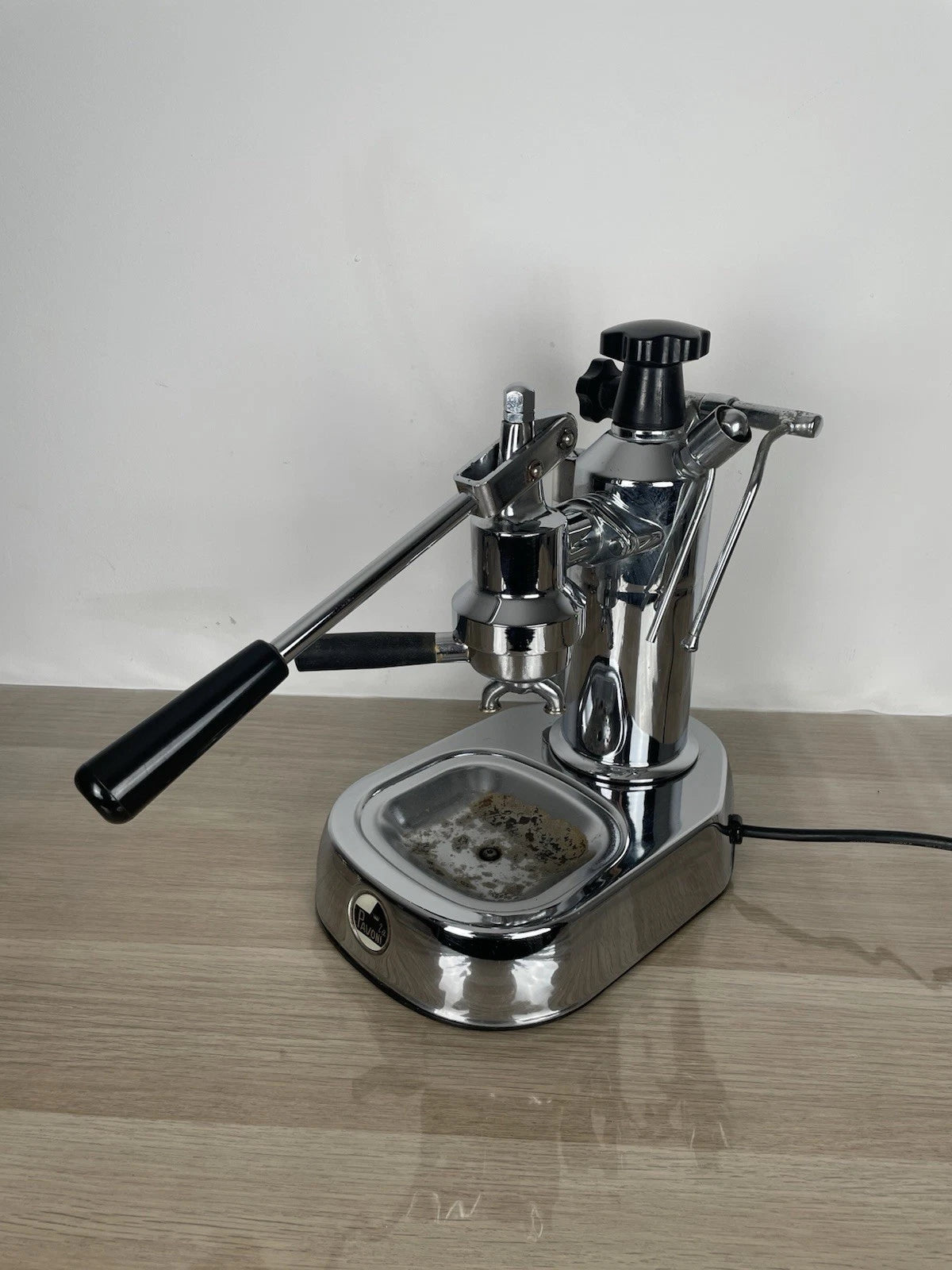Macchina per caffè espresso La Pavoni 2a Europiccola Argento Vintage Anni 90