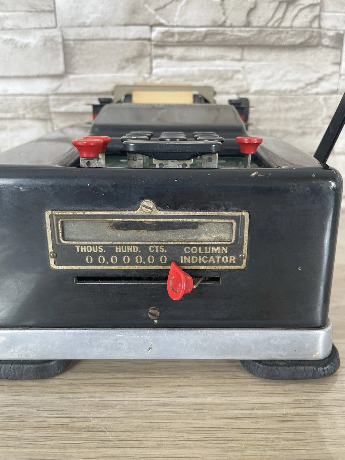 Antica Calcolatrice Remington Rand Manuale Vintage Epoca Anni 30 Nera USA